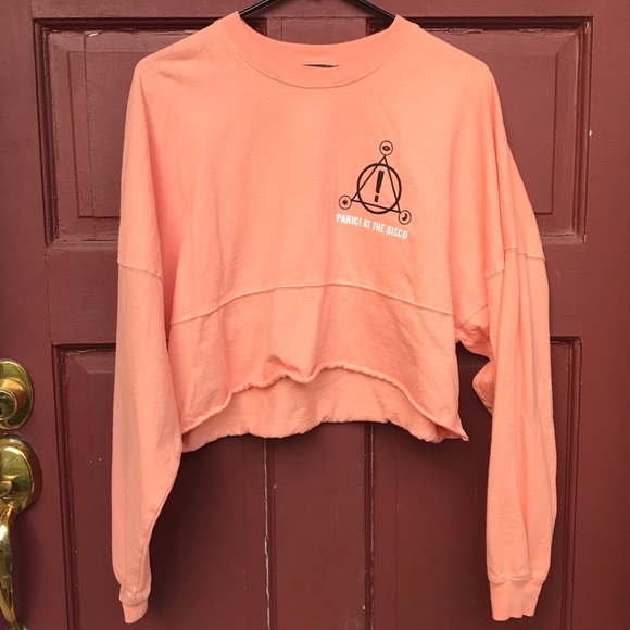 panic at the disco pink crop top